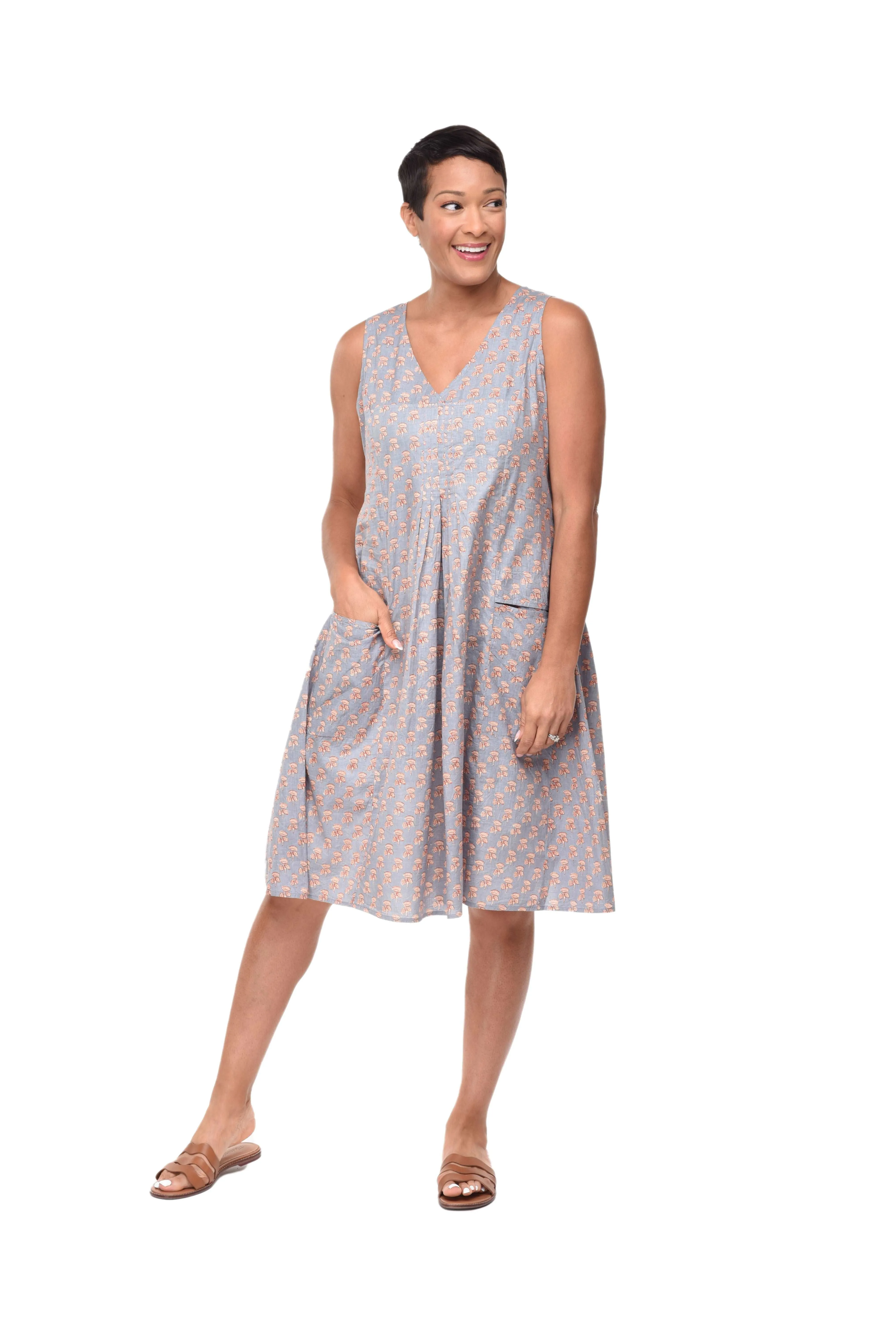 FINAL SALE CV656 Poppie Dress in Cornflower*