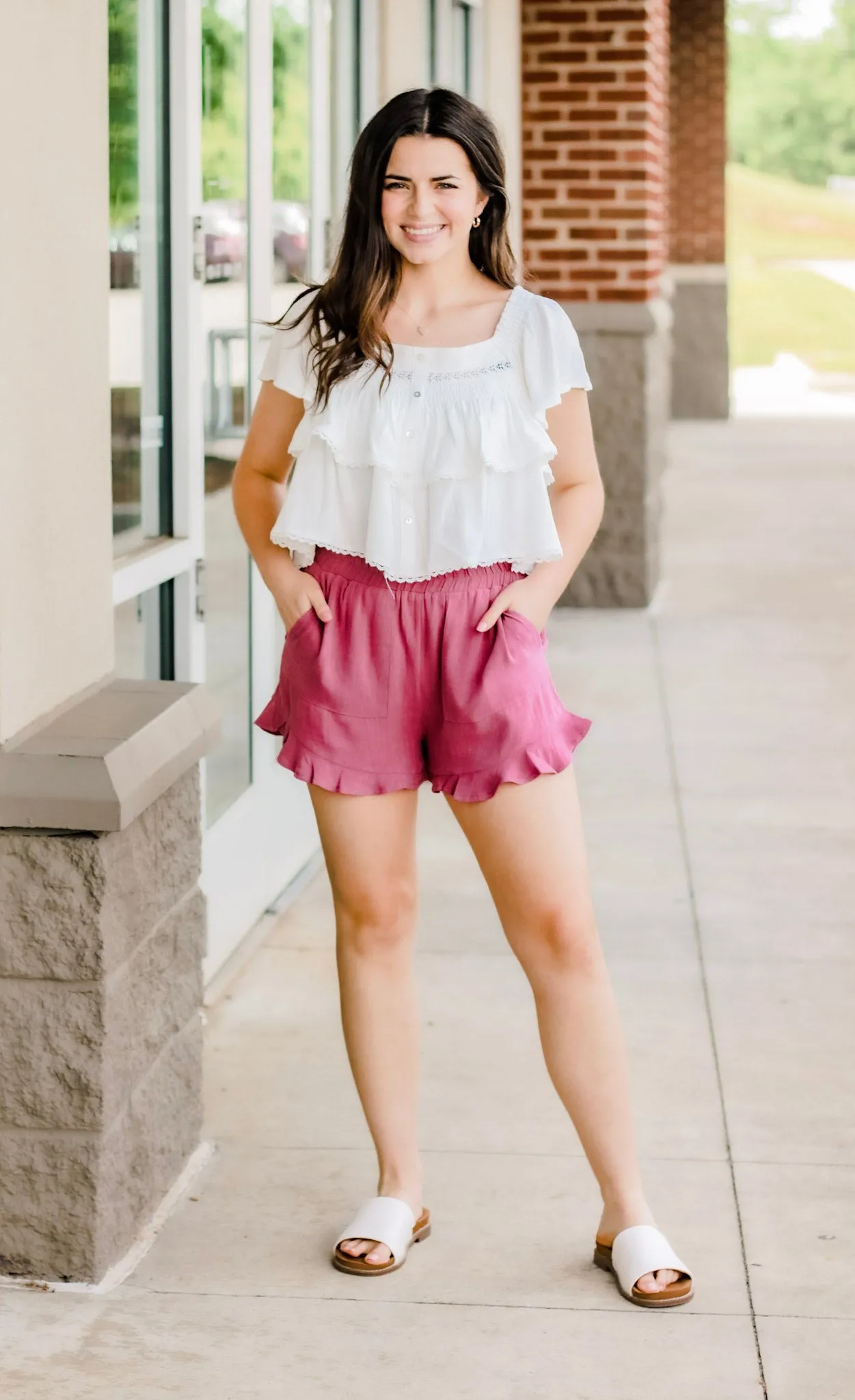 Finding the Sun Ruffle Blouse