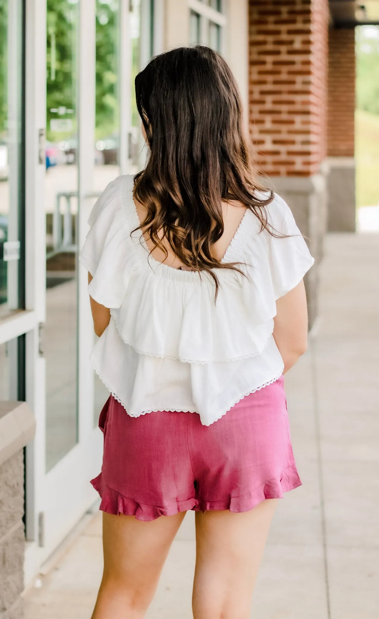 Finding the Sun Ruffle Blouse