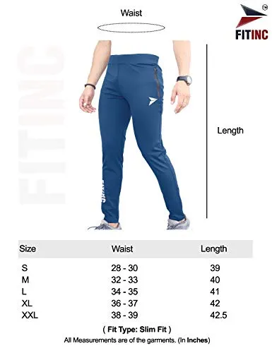 FITINC Men's Slim Fit Track Pants