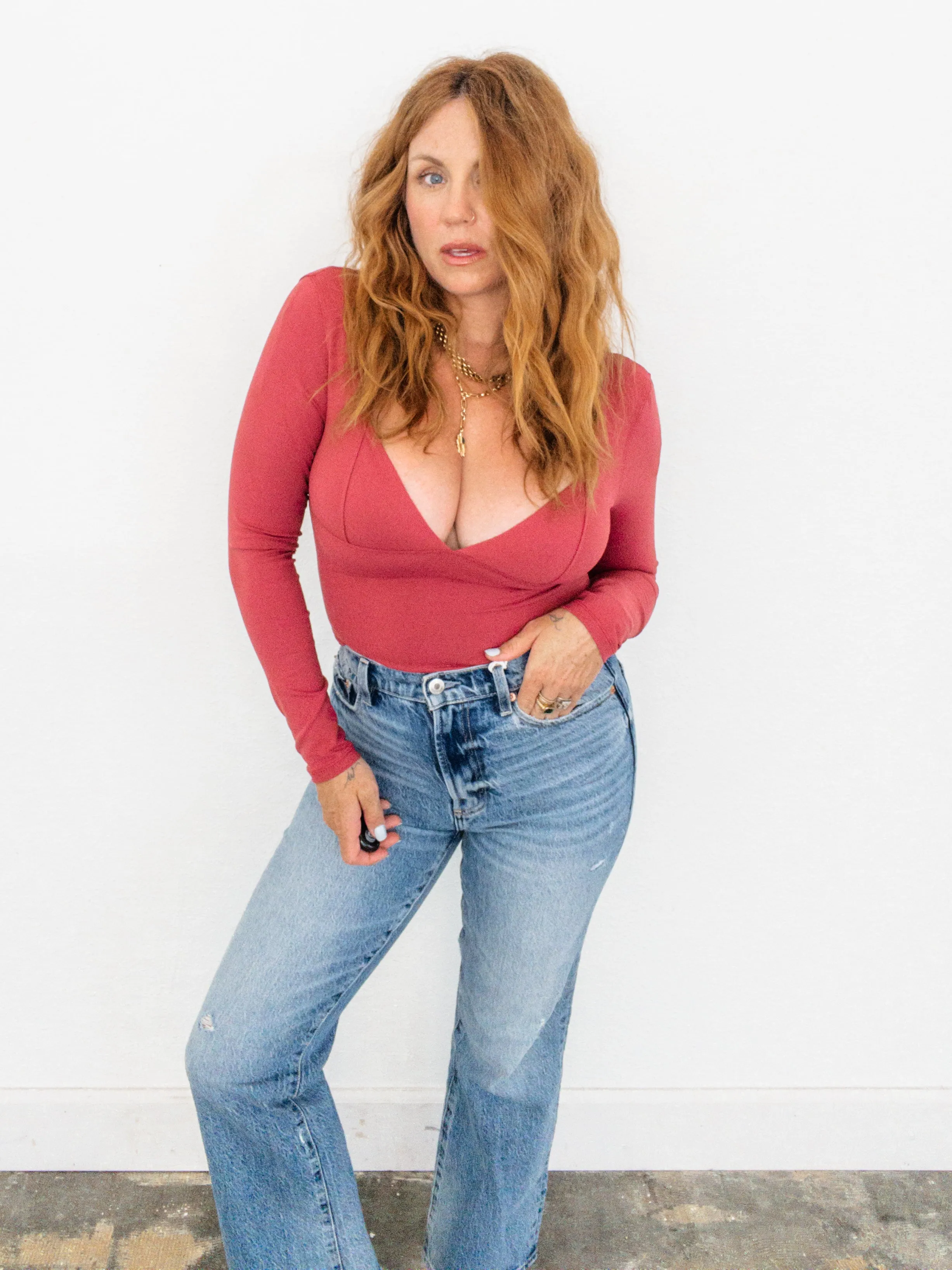 Free People Duo Corset Long Sleeve