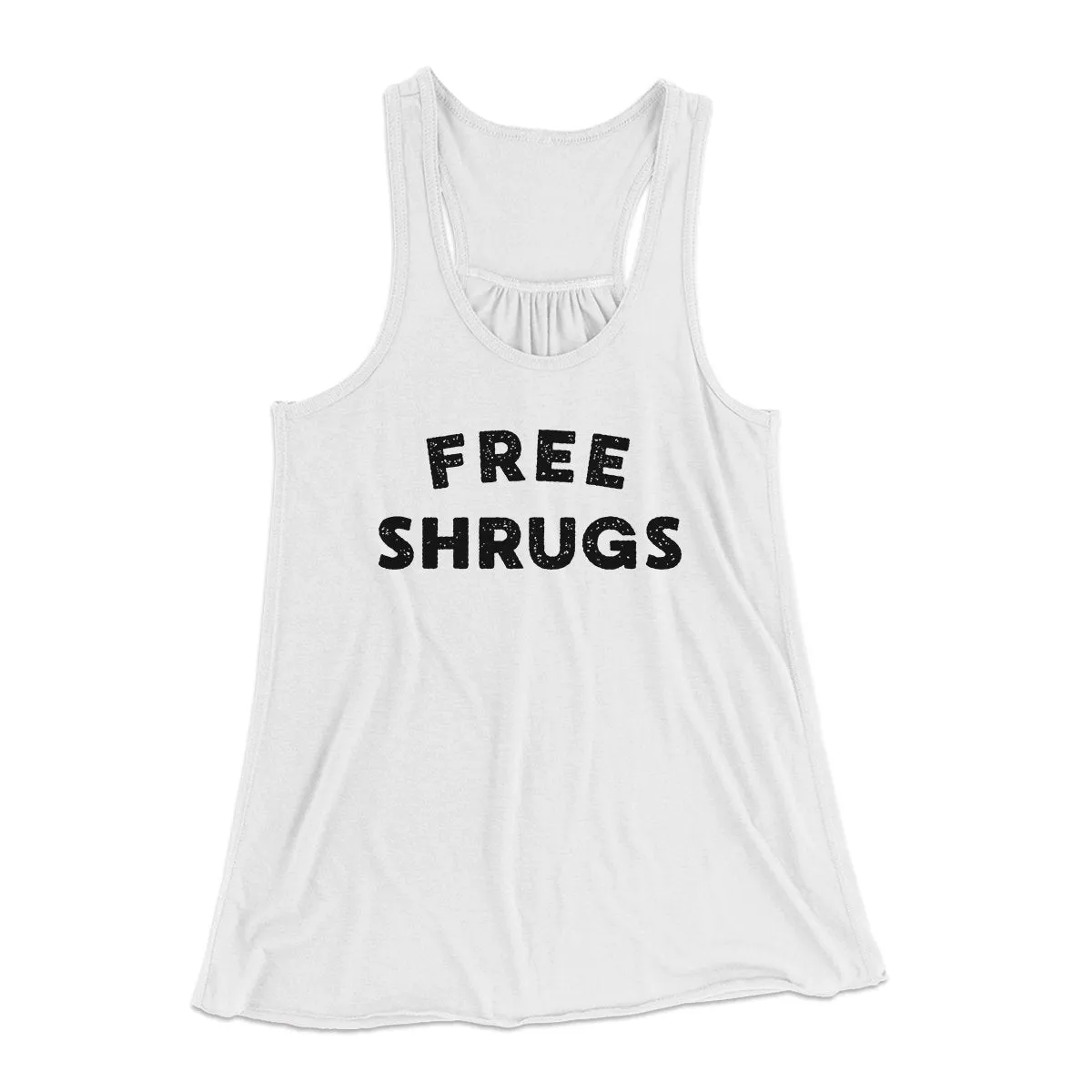 Free Shrugs Funny Women's Flowey Tank Top