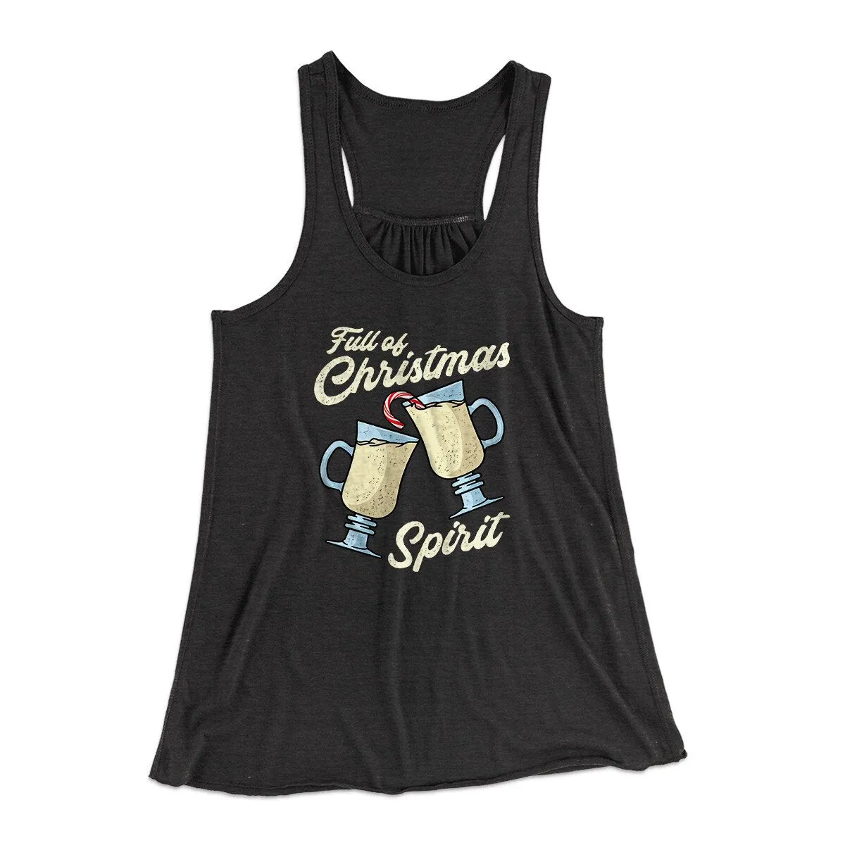 Full Of Christmas Spirit Women's Flowey Racerback Tank Top