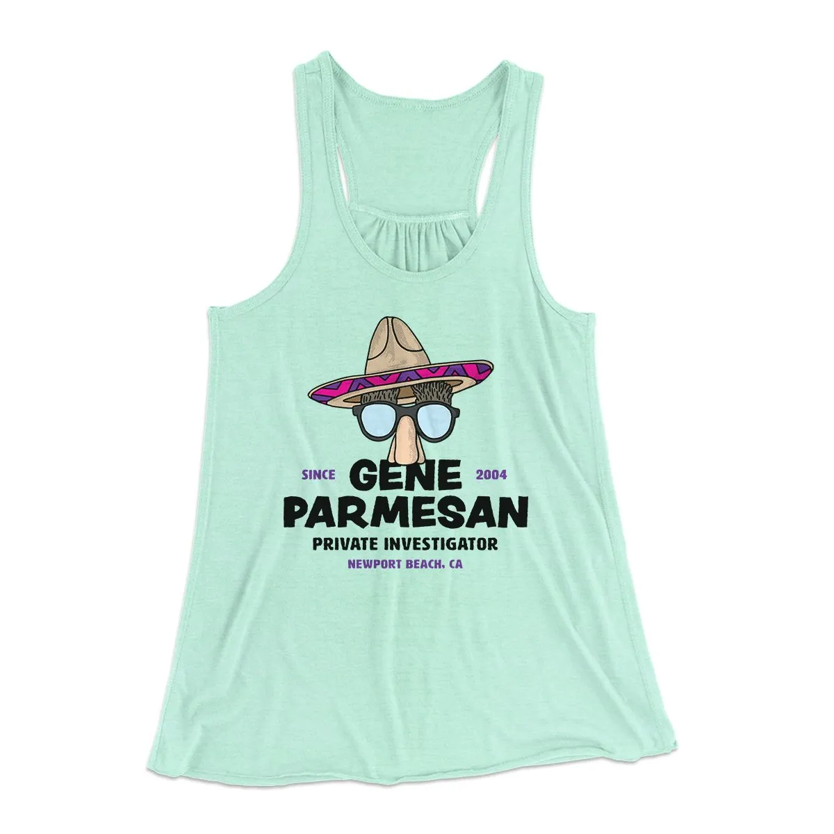 Gene Parmesan Women's Flowey Tank Top