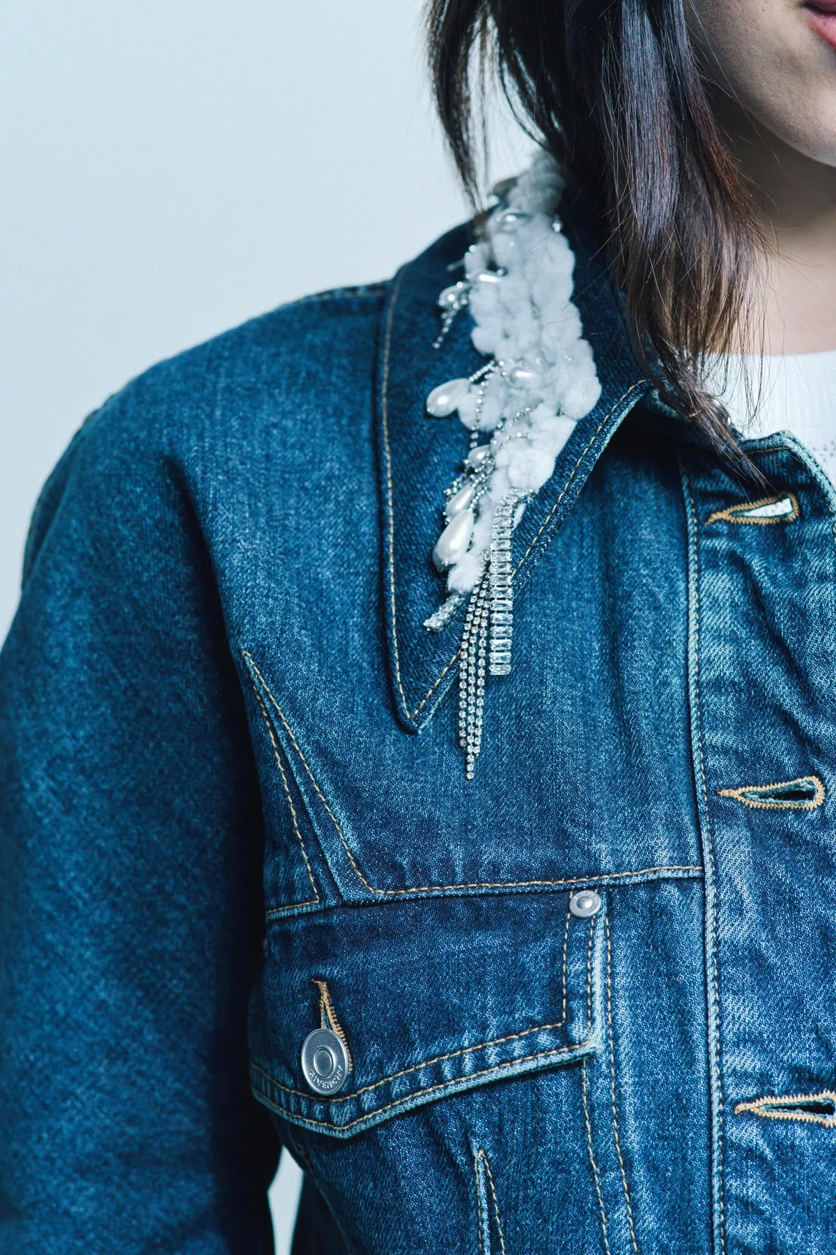 GIVENCHY | EMBELLISHED DENIM JACKET