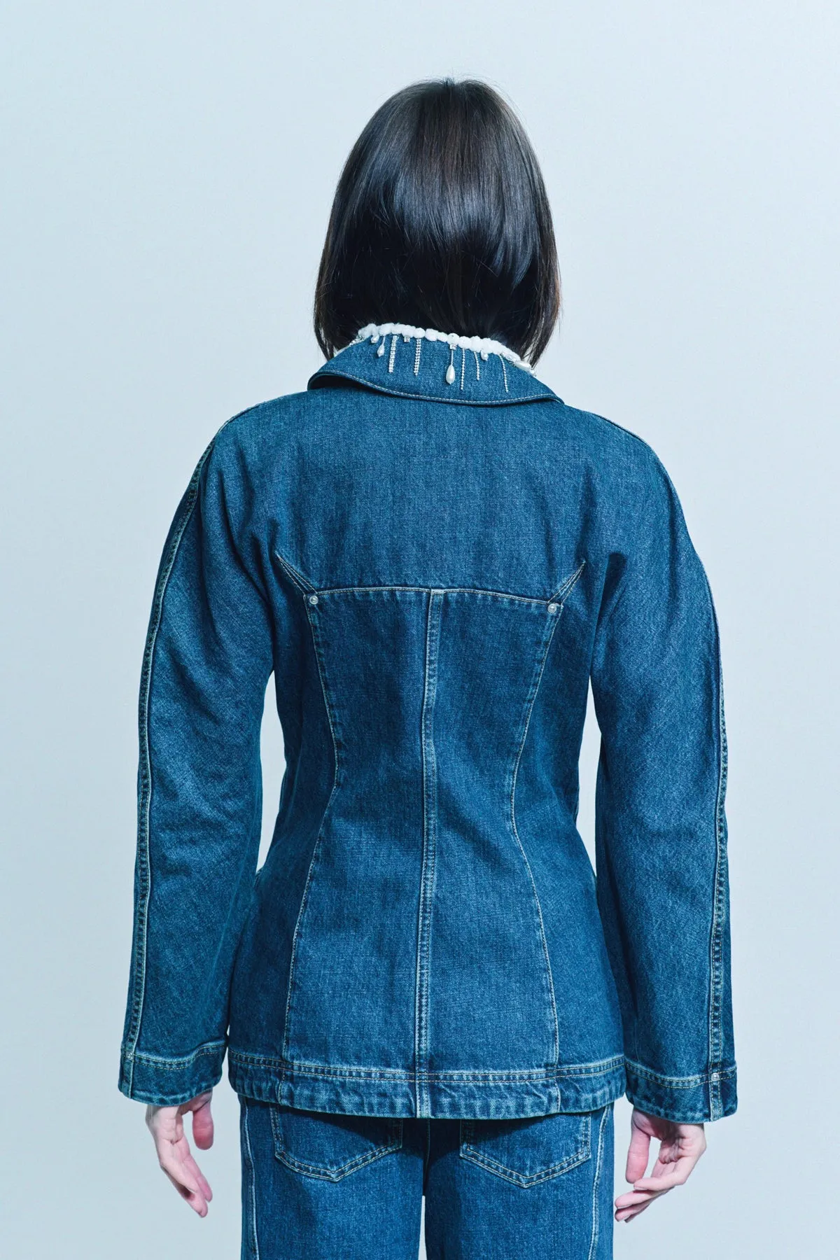 GIVENCHY | EMBELLISHED DENIM JACKET