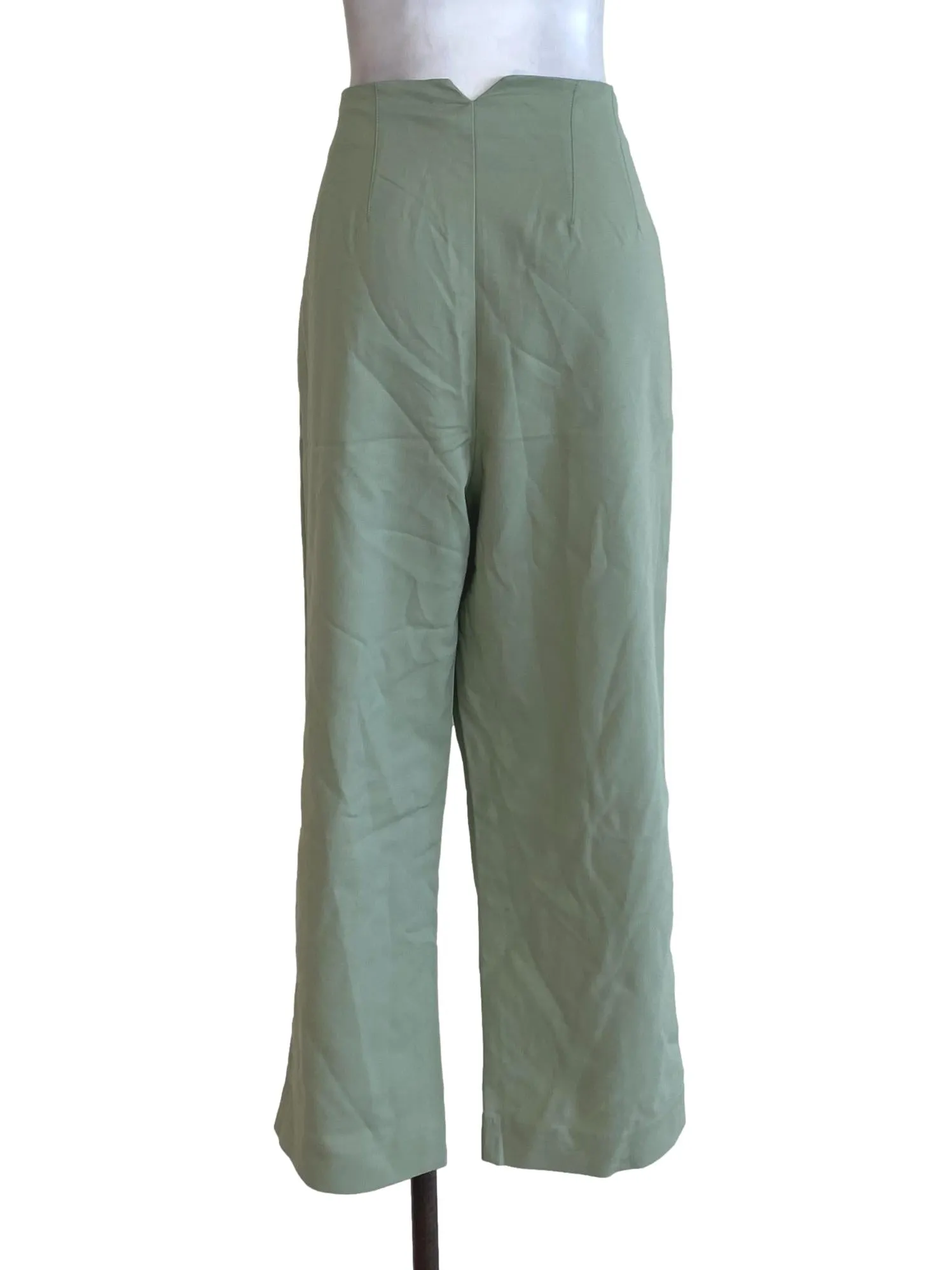 Green Straight Cut Pants LB