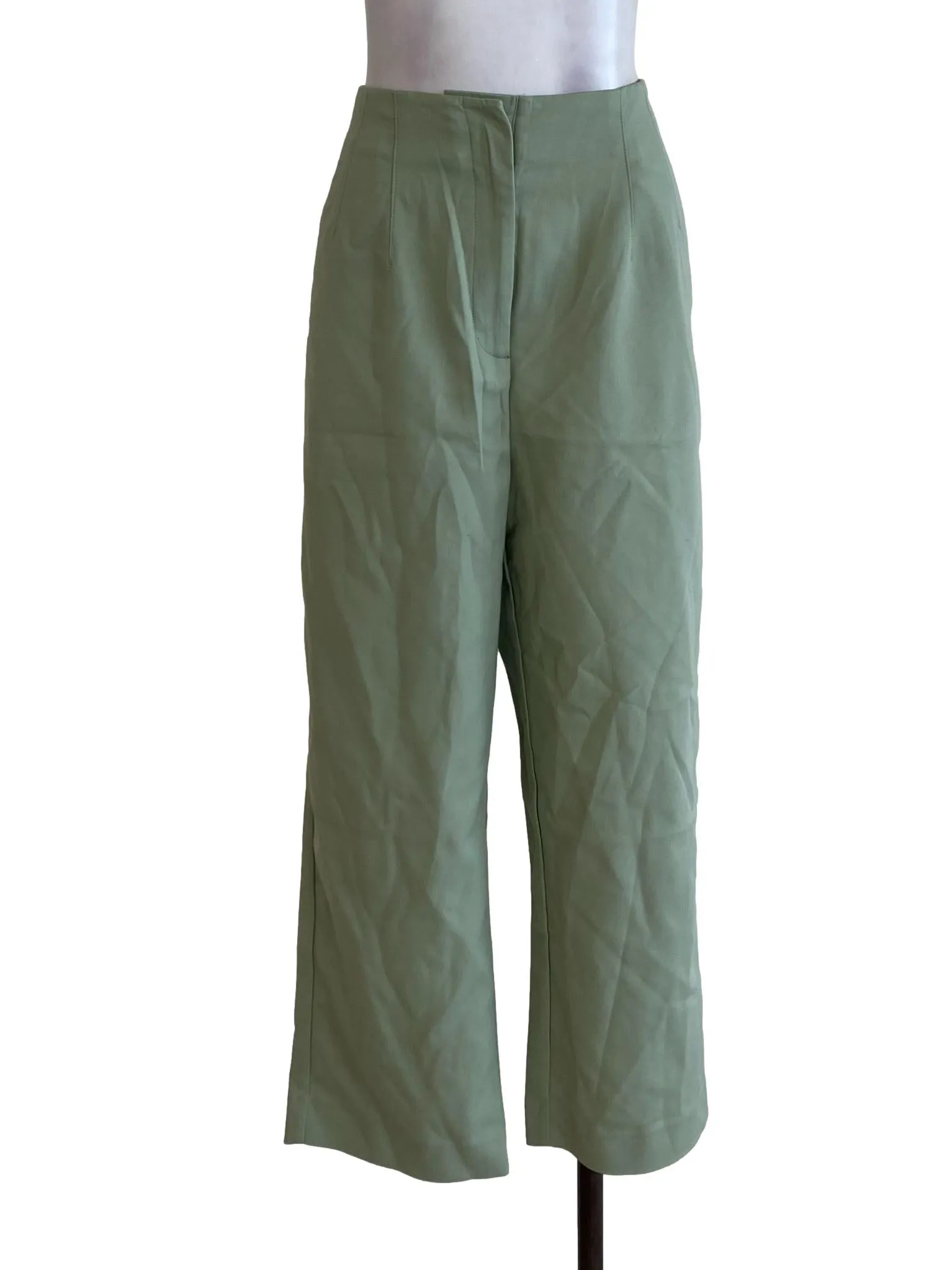 Green Straight Cut Pants LB