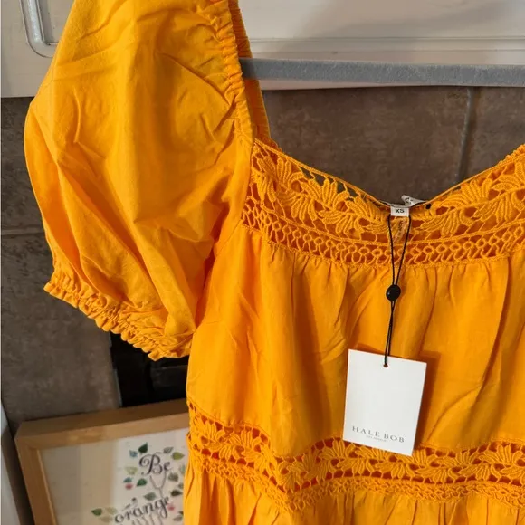 Hale Bob Mexican Margarita dress size XS nice springtime fun 🤩