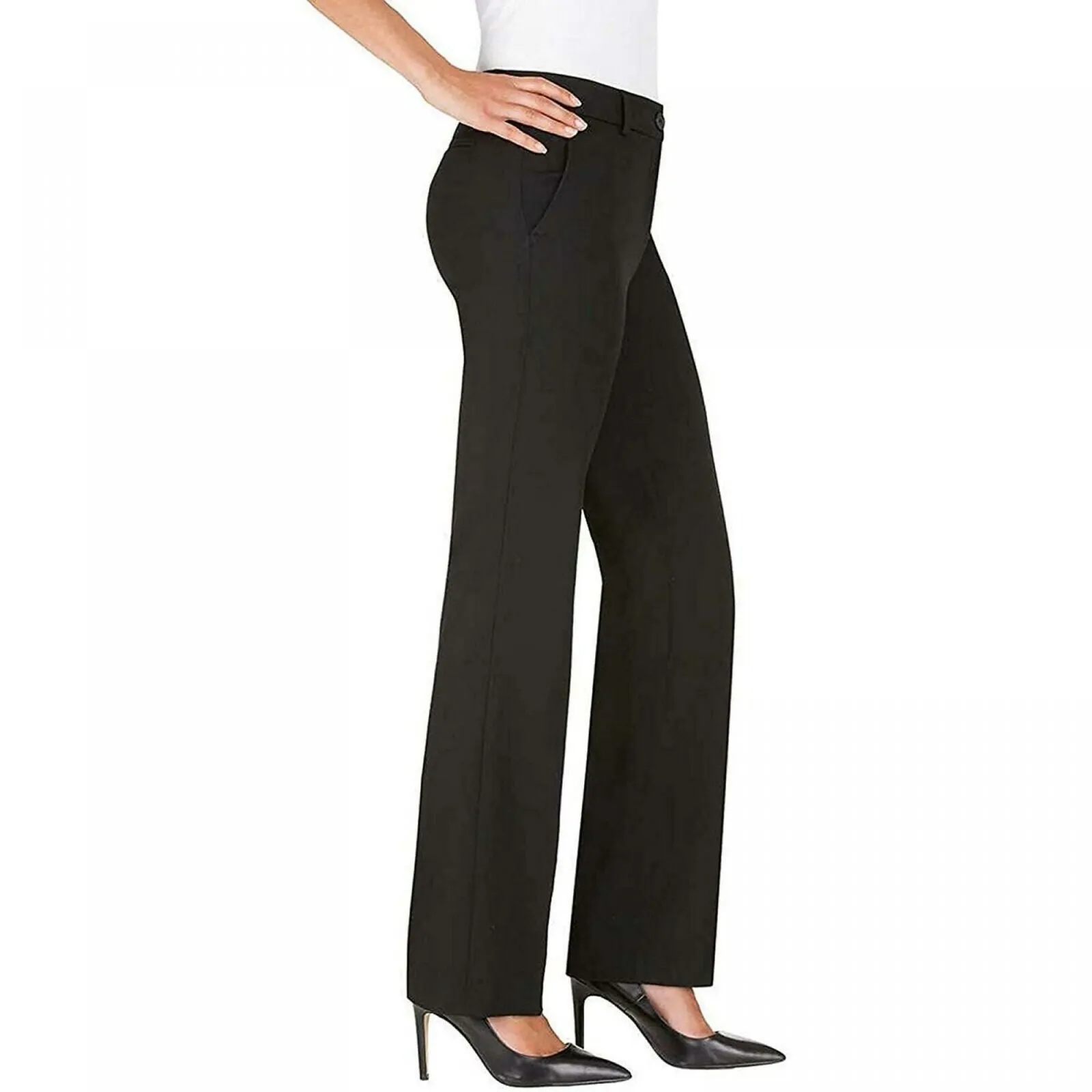 Hilary Radley Women's Straight Leg Dress Pants