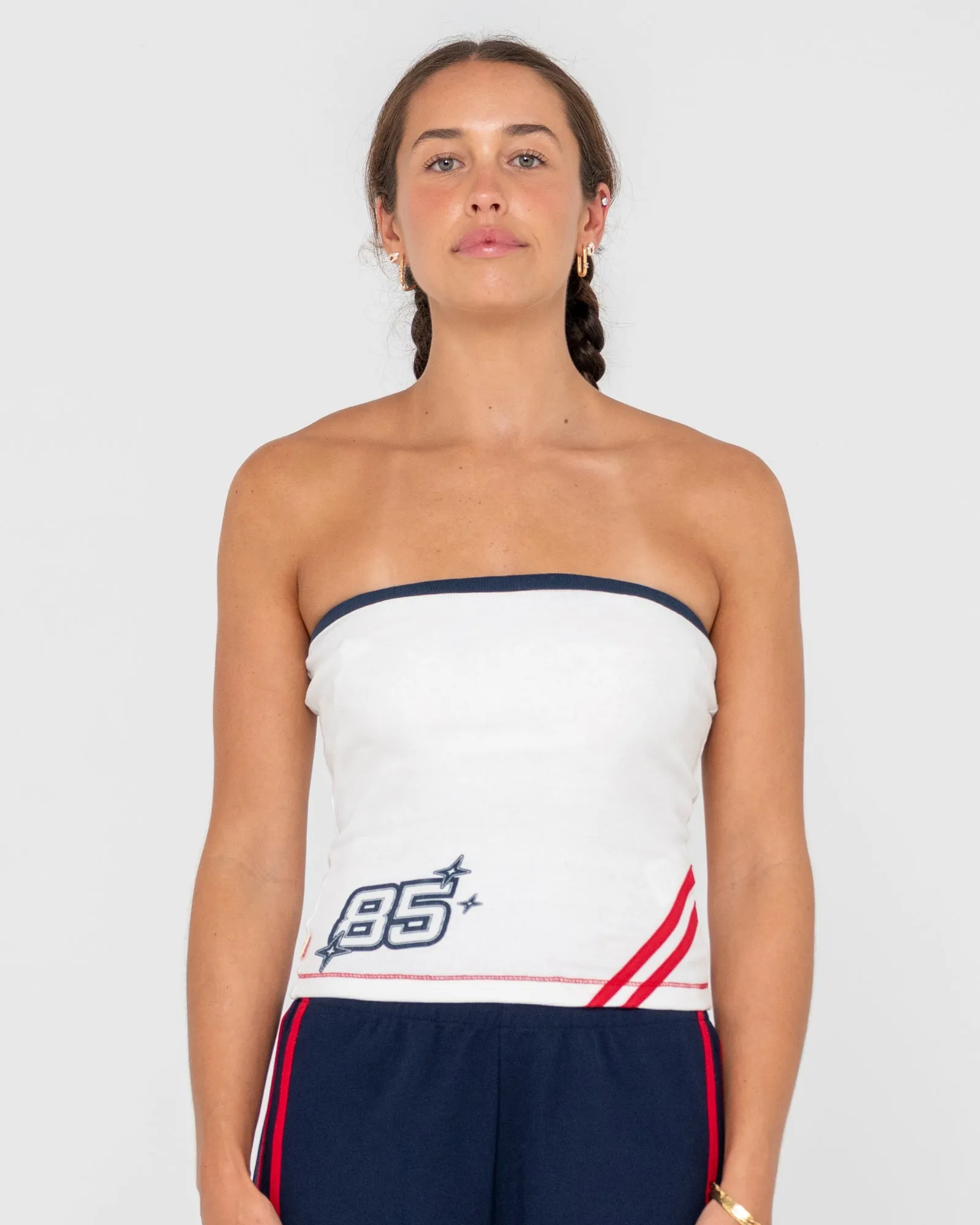Hot Gossip R2k Graphic Tube Top