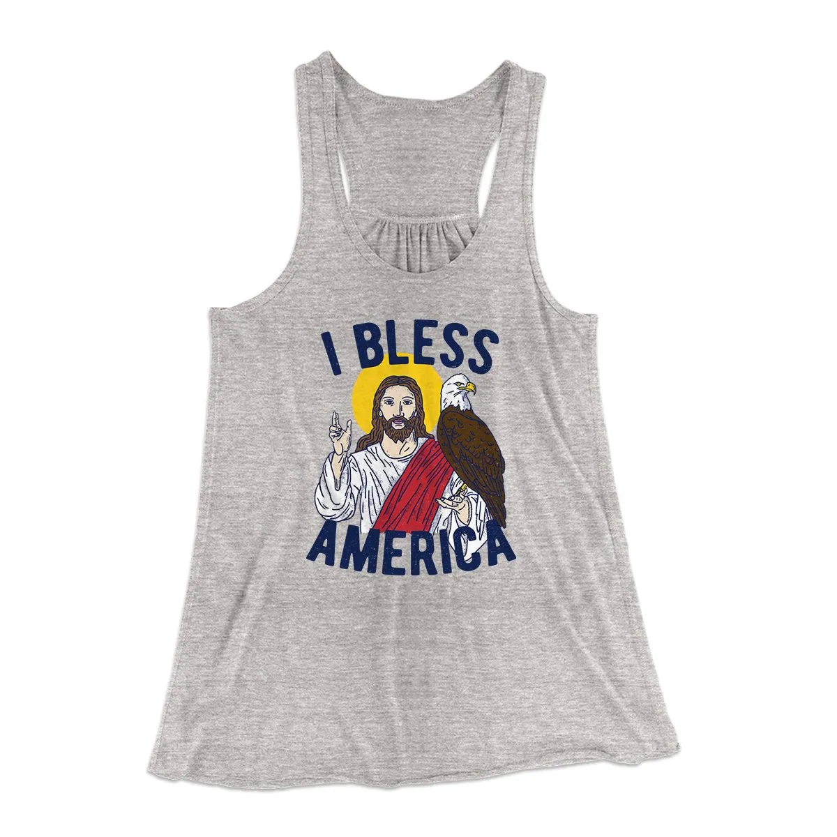 I Bless America Women's Flowey Tank Top
