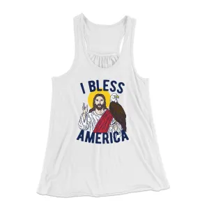 I Bless America Women's Flowey Tank Top