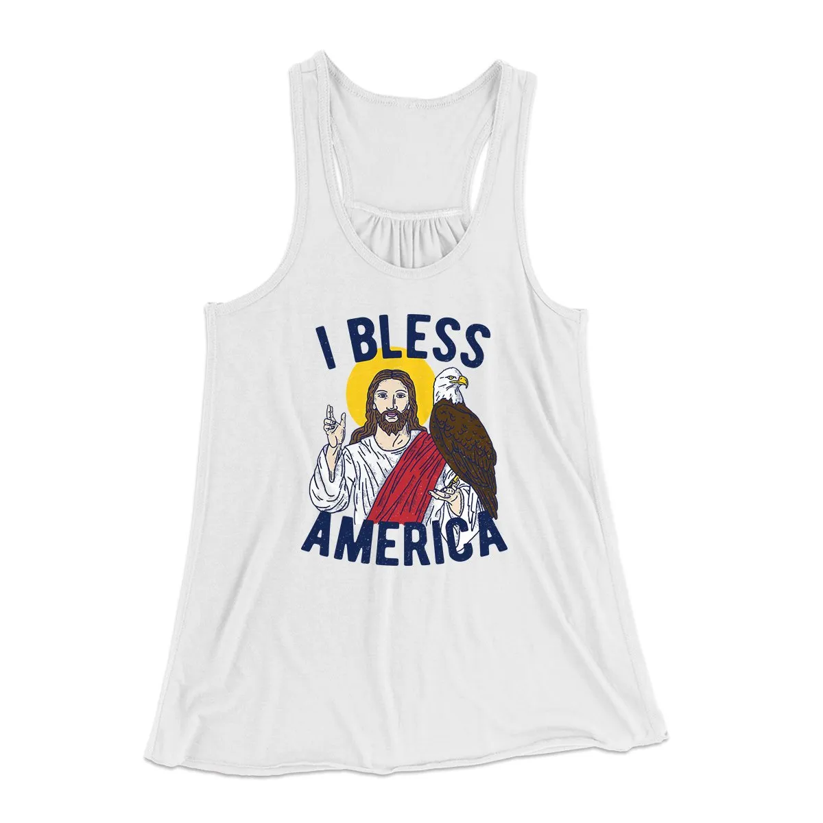 I Bless America Women's Flowey Tank Top