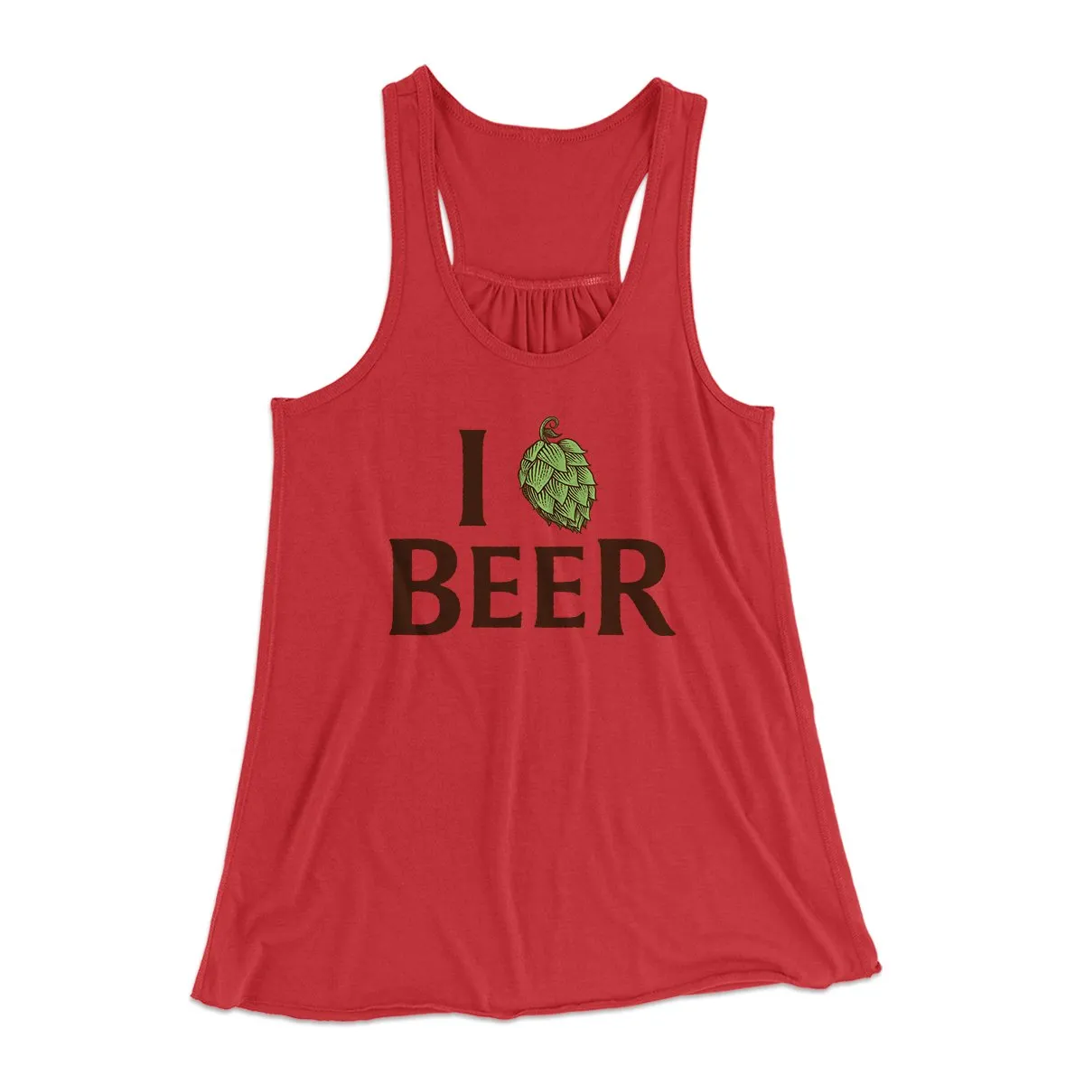 I Hop Craft Beer Women's Flowey Tank Top