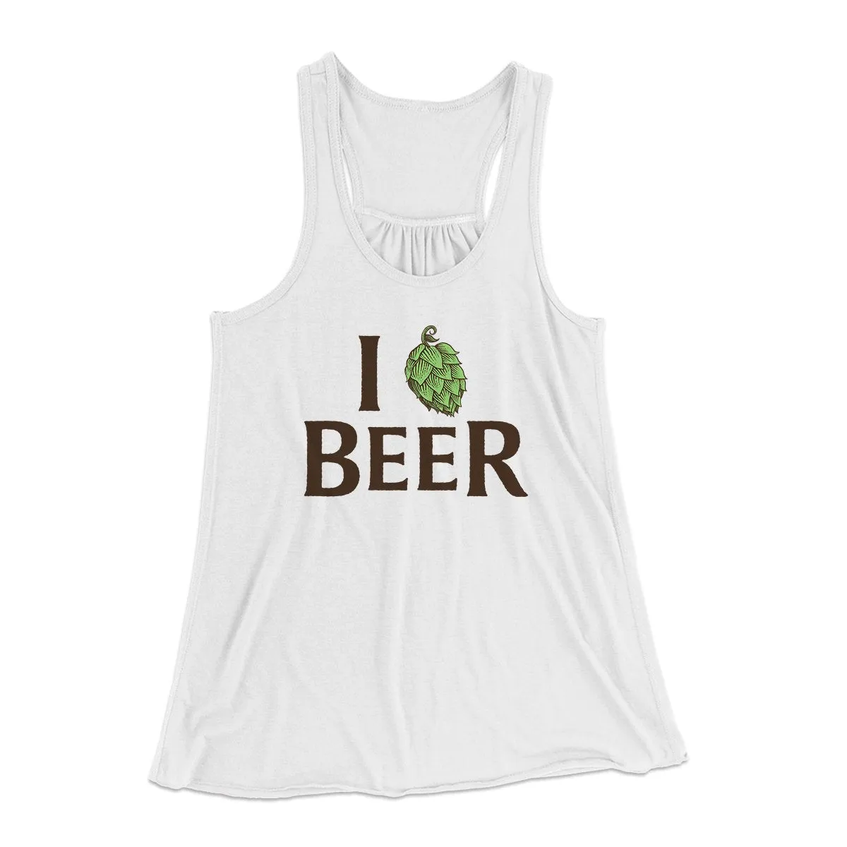 I Hop Craft Beer Women's Flowey Tank Top
