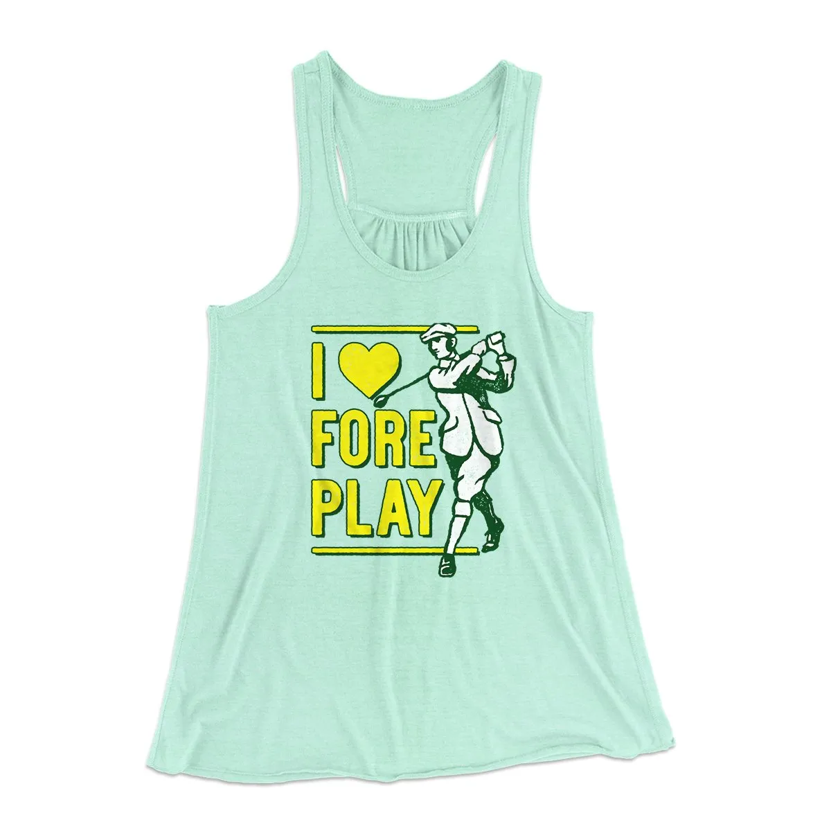 I Love Fore Play Women's Flowey Tank Top