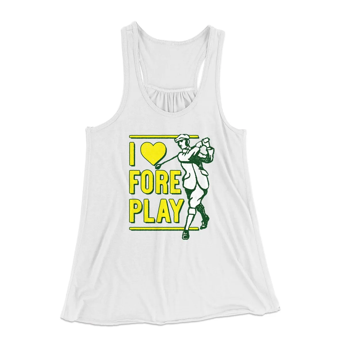I Love Fore Play Women's Flowey Tank Top