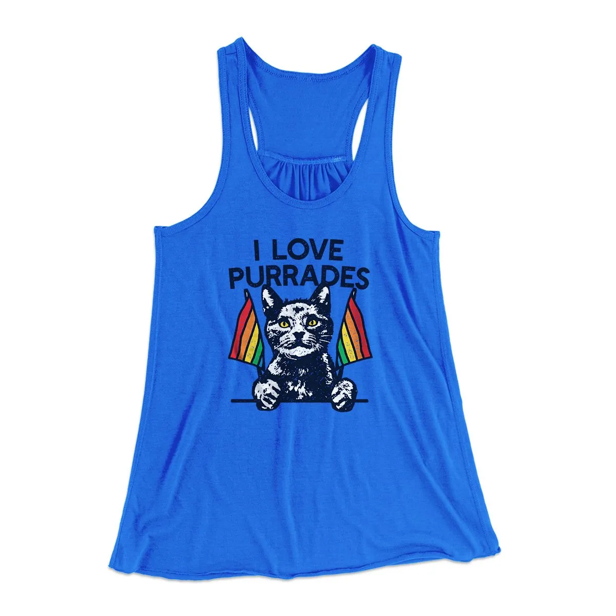 I Love Purrades Women's Flowey Tank Top