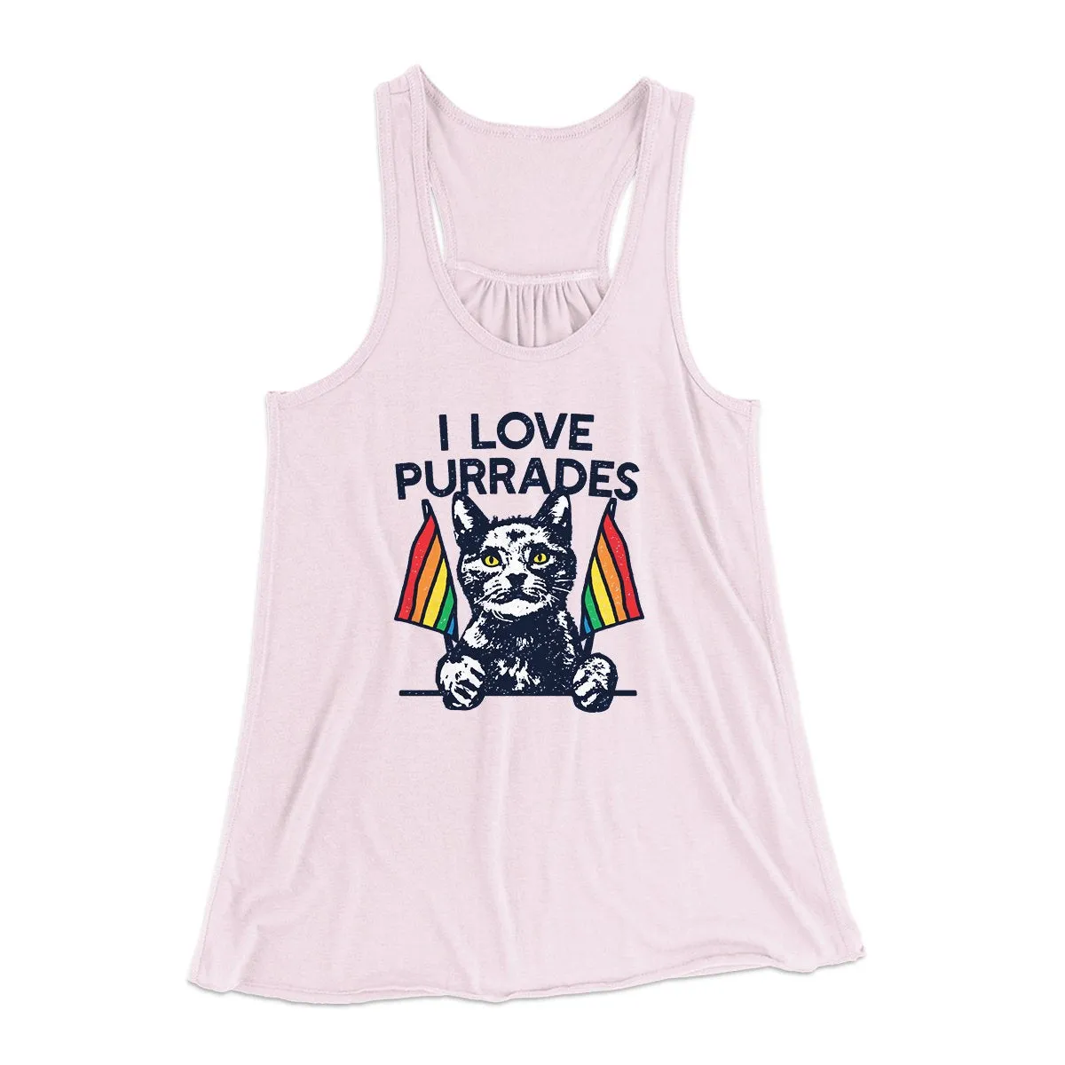I Love Purrades Women's Flowey Tank Top