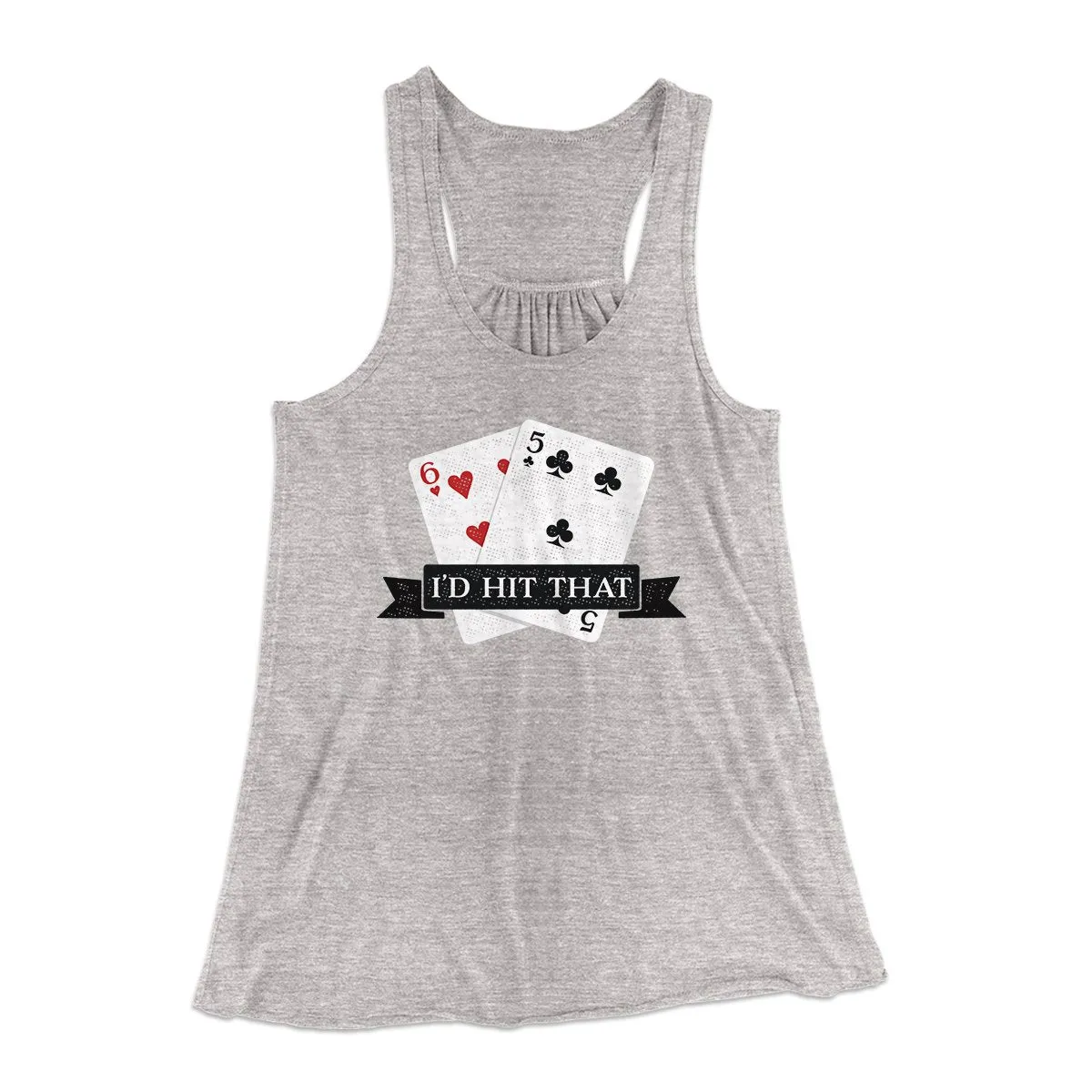 I'd Hit That Funny Women's Flowey Tank Top