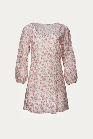 IKAT LONG SLEEEVE FLEUR DRESS
