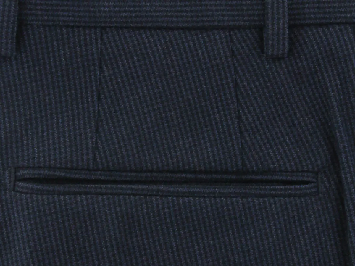Incotex Midnight Navy Blue Pants
