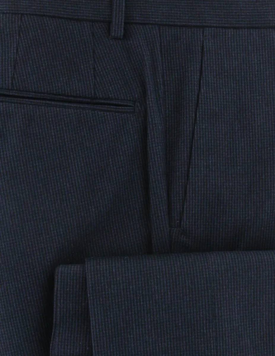 Incotex Midnight Navy Blue Pants
