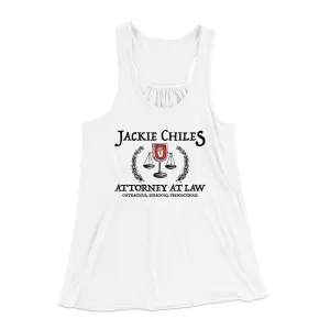 Jackie Chiles Attorney At Law Women's Flowey Racerback Tank Top