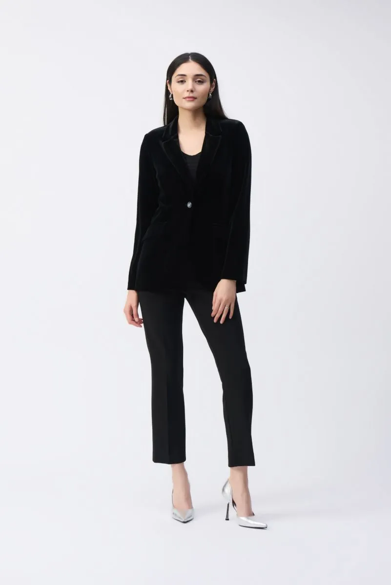 Joseph Ribkoff Long Sleeve Velvet Blazer Jacket 243286