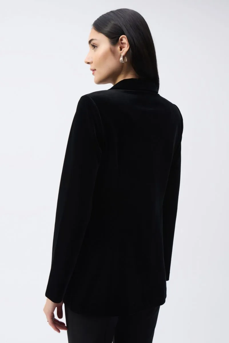 Joseph Ribkoff Long Sleeve Velvet Blazer Jacket 243286
