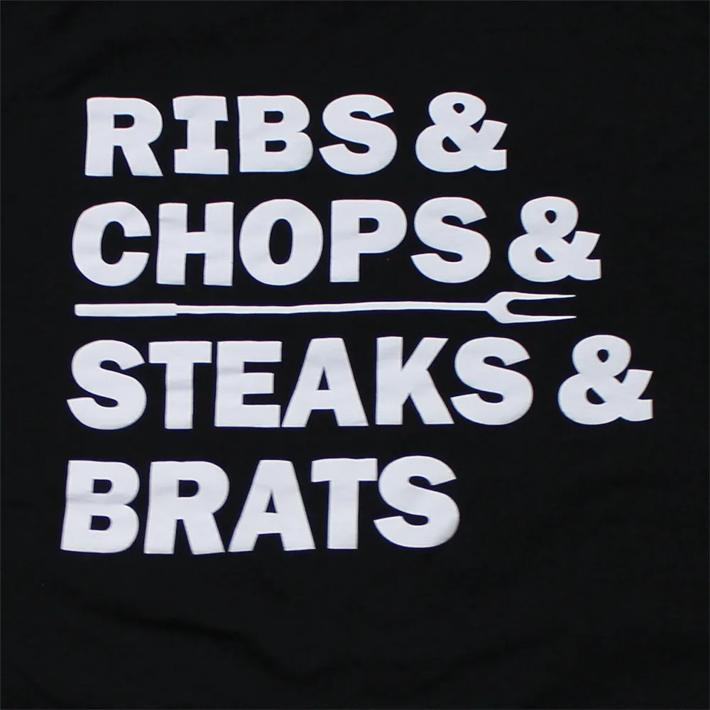Just Grillin: Grill and BBQ Man Dad Uncle Grandpa Christmas Gift Meat List Shirt