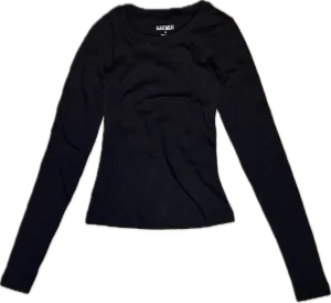 KATIEJ NYC- Gratefull Long Sleeve  (black)