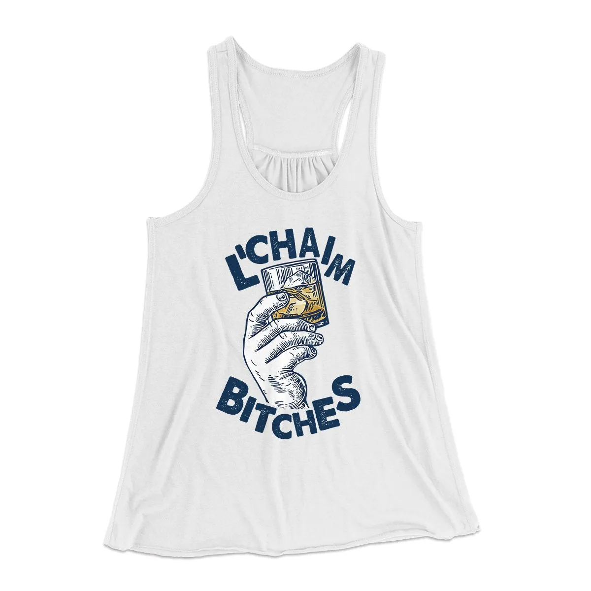 L'Chaim Bitches Women's Flowey Tank Top