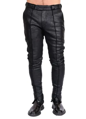 Leather Effect Slim Pants