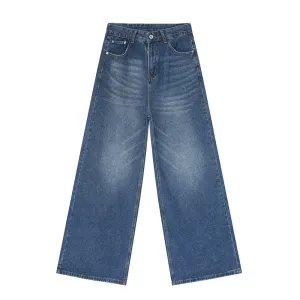 Loose Straight Wide-Leg Jeans