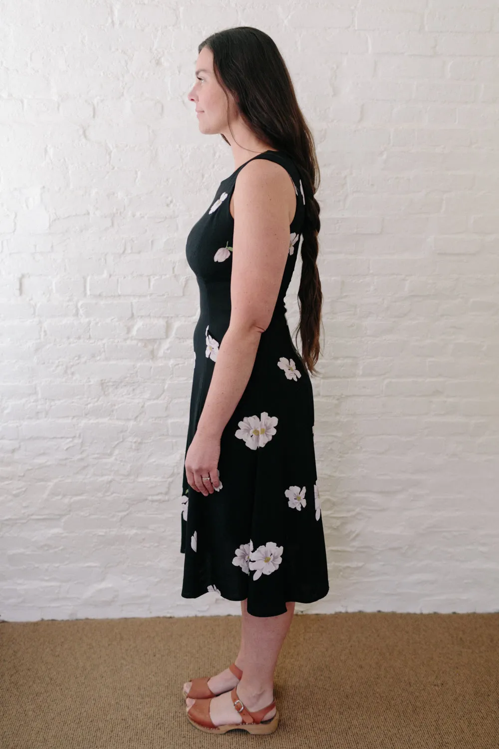 Lori Dress in Black Magnolia