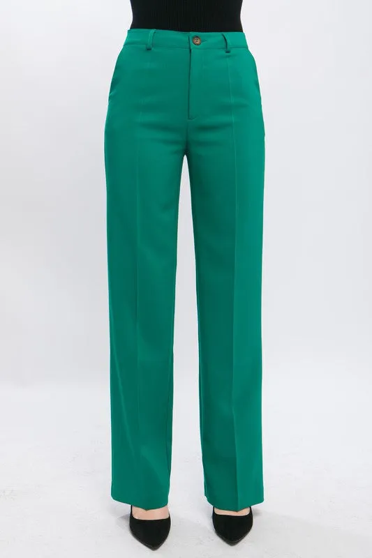 Love Tree Formal Straight Leg Blazer Pants
