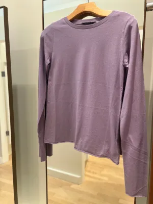 L/S Fitted Tee in Lavender