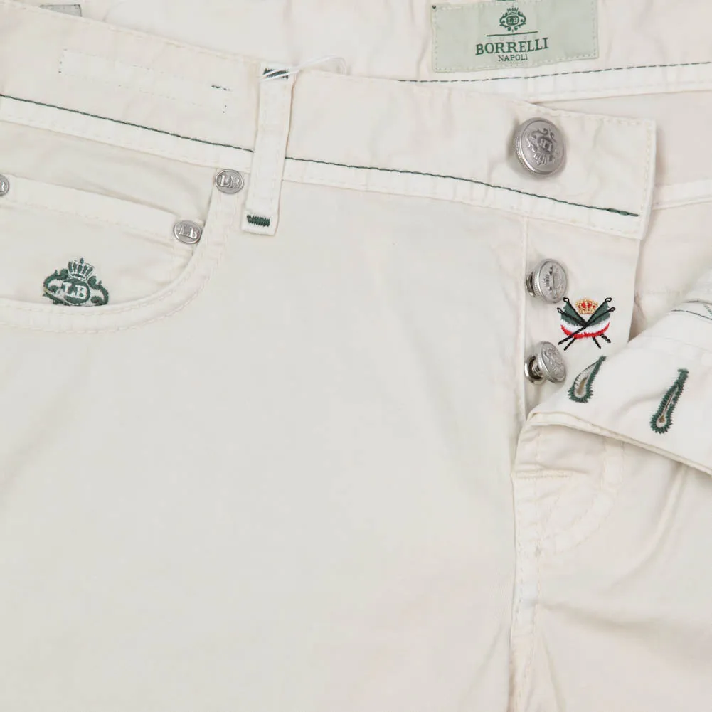 Luigi Borrelli Cream Pants - 33 US / 49 EU