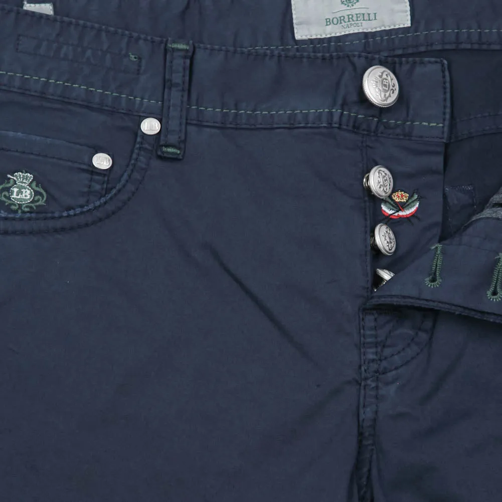 Luigi Borrelli Navy Blue Pants - 38 US / 54 EU