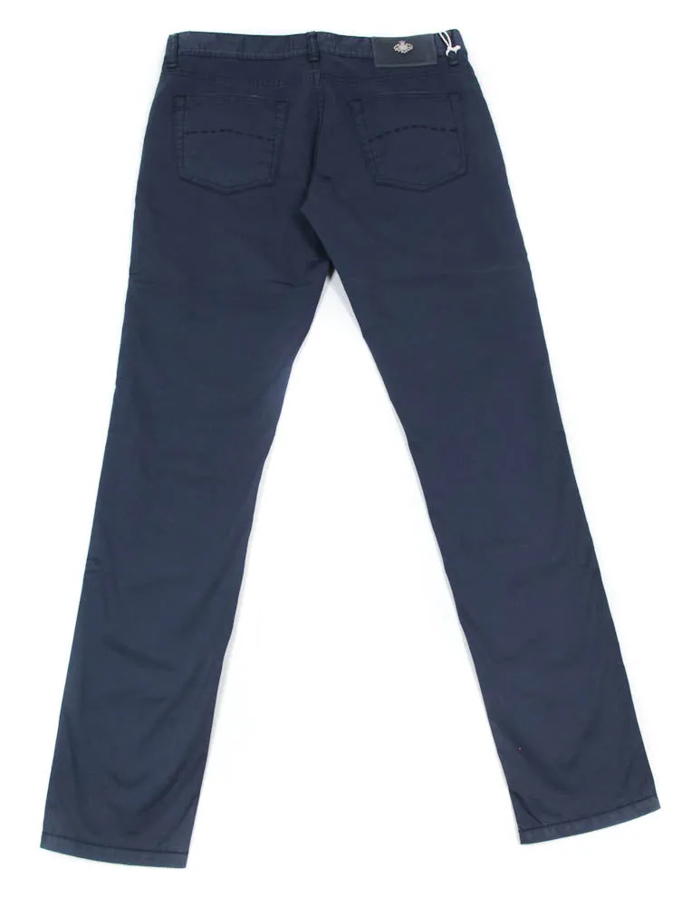 Luigi Borrelli Navy Blue Pants - 38 US / 54 EU