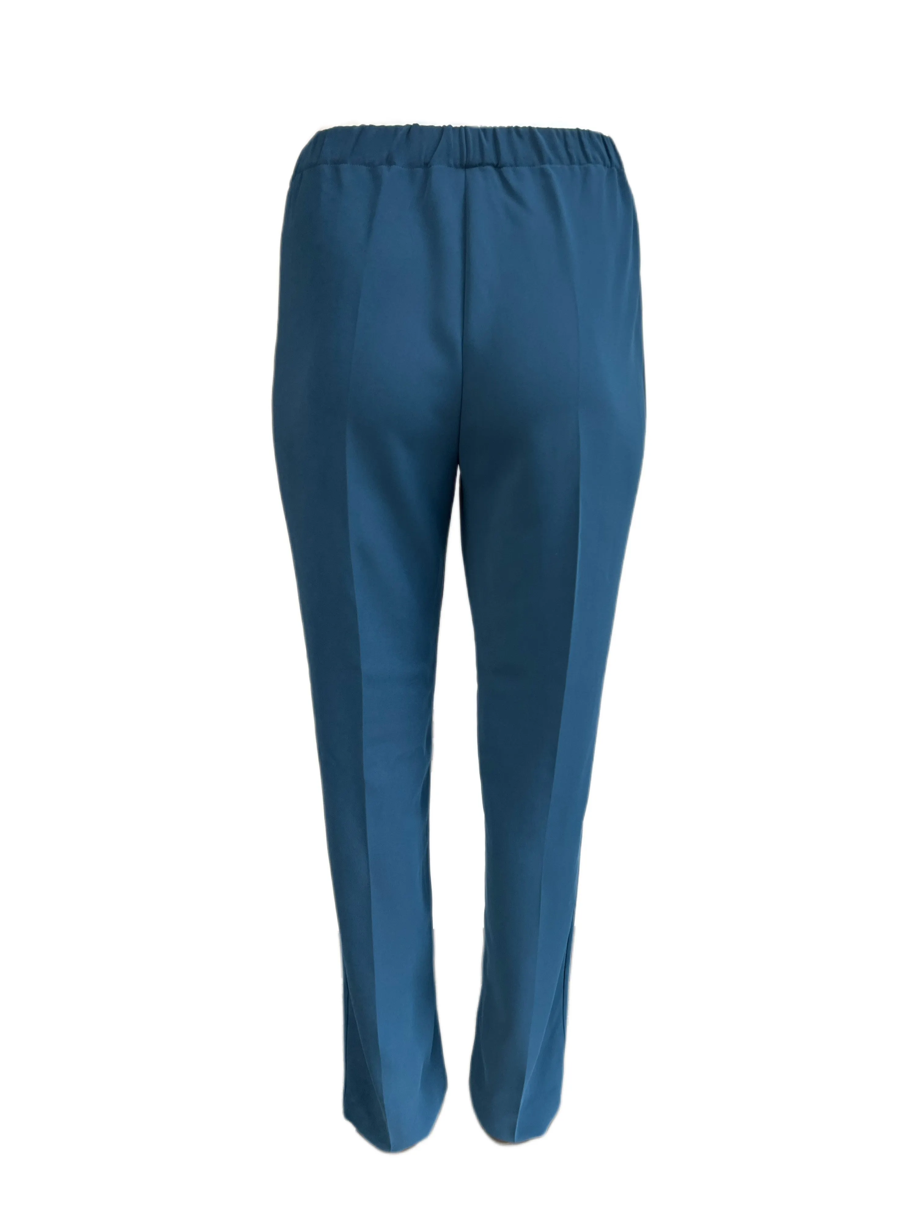 Marina Rinaldi Women's Green Record Straight Leg Pants NWT