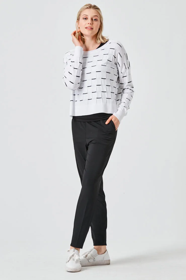 Matte Jersey Slim Pants