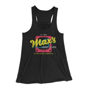 Max's Video Store Women's Flowey Tank Top