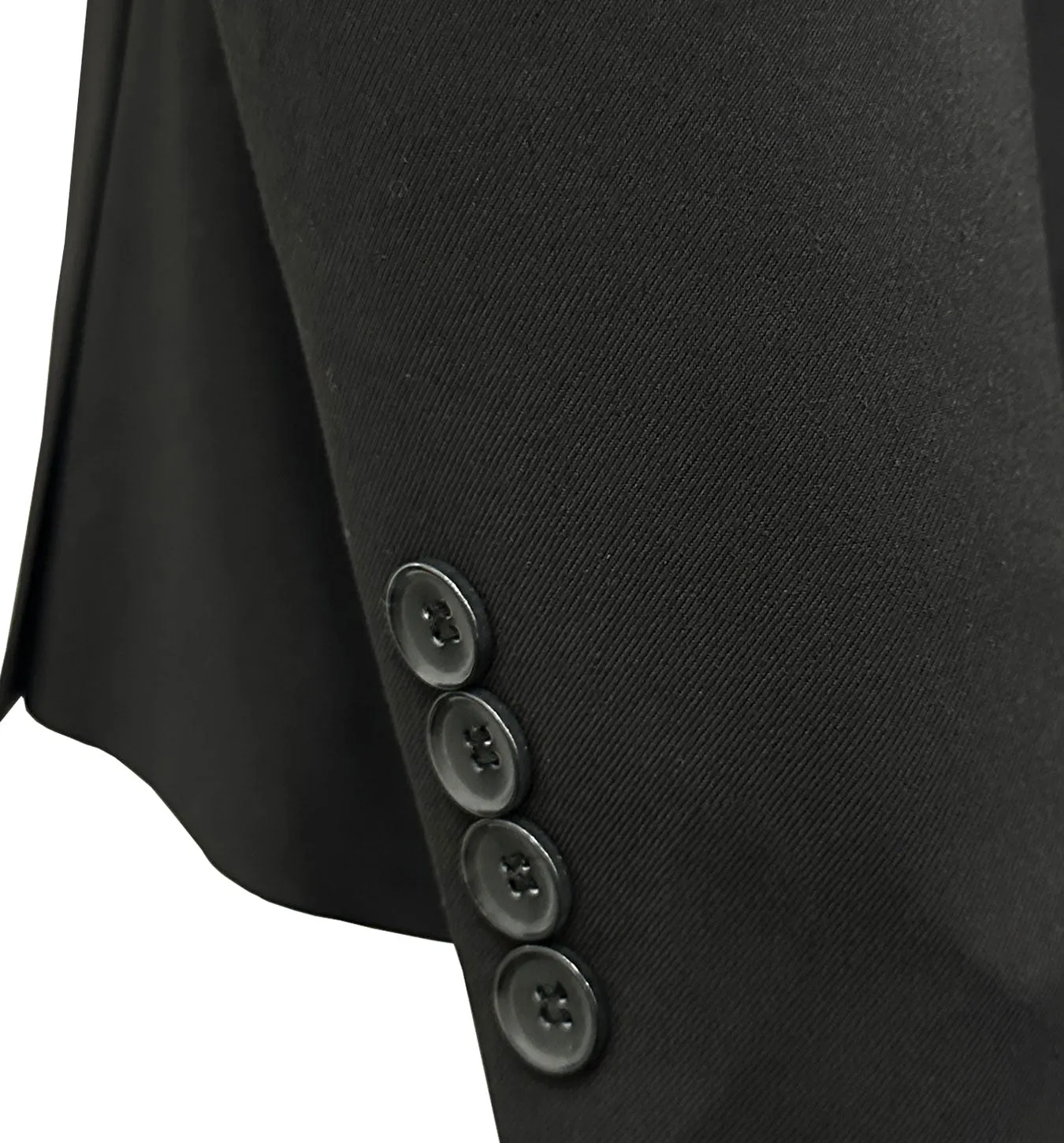 Mazari Vested Ultra Slim Fit Suit - Madrid Black 1550