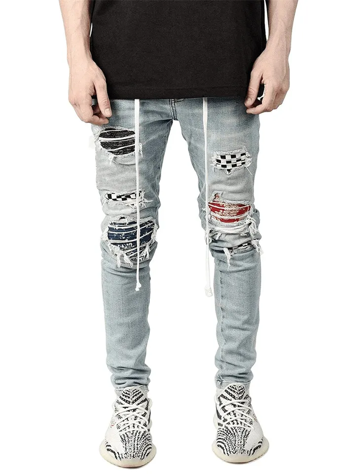 Men's Slim Fit Hip-Hop Street Demin Pants
