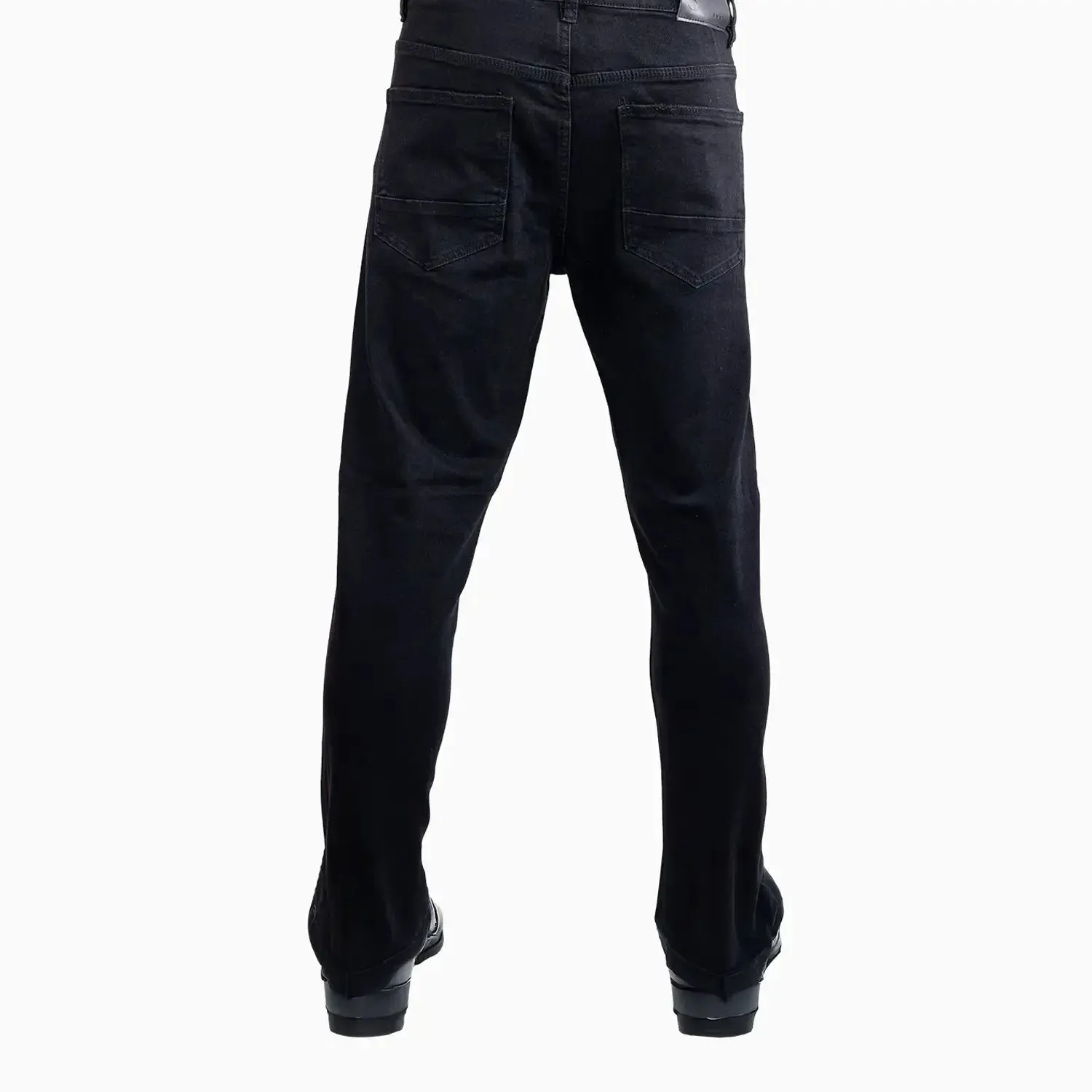 Men's Slim Fit Plain Jeans Pant