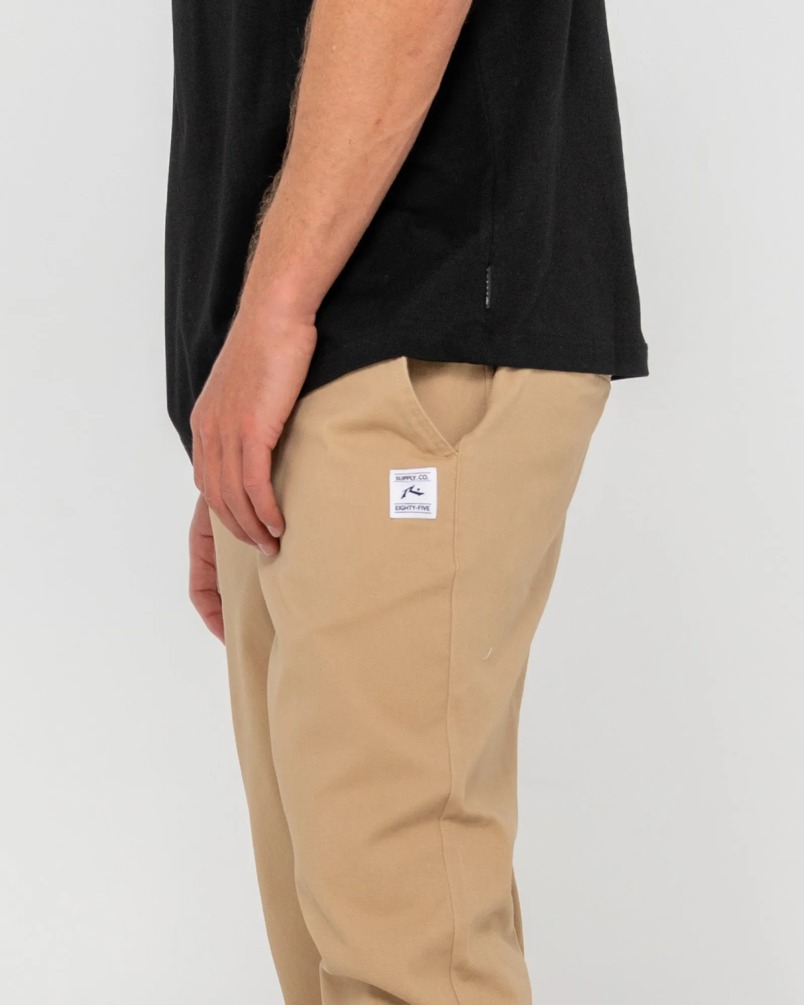 Mid Boy Straight Fit Elastic Pant