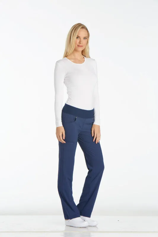 Mid Rise Pull On Pant
